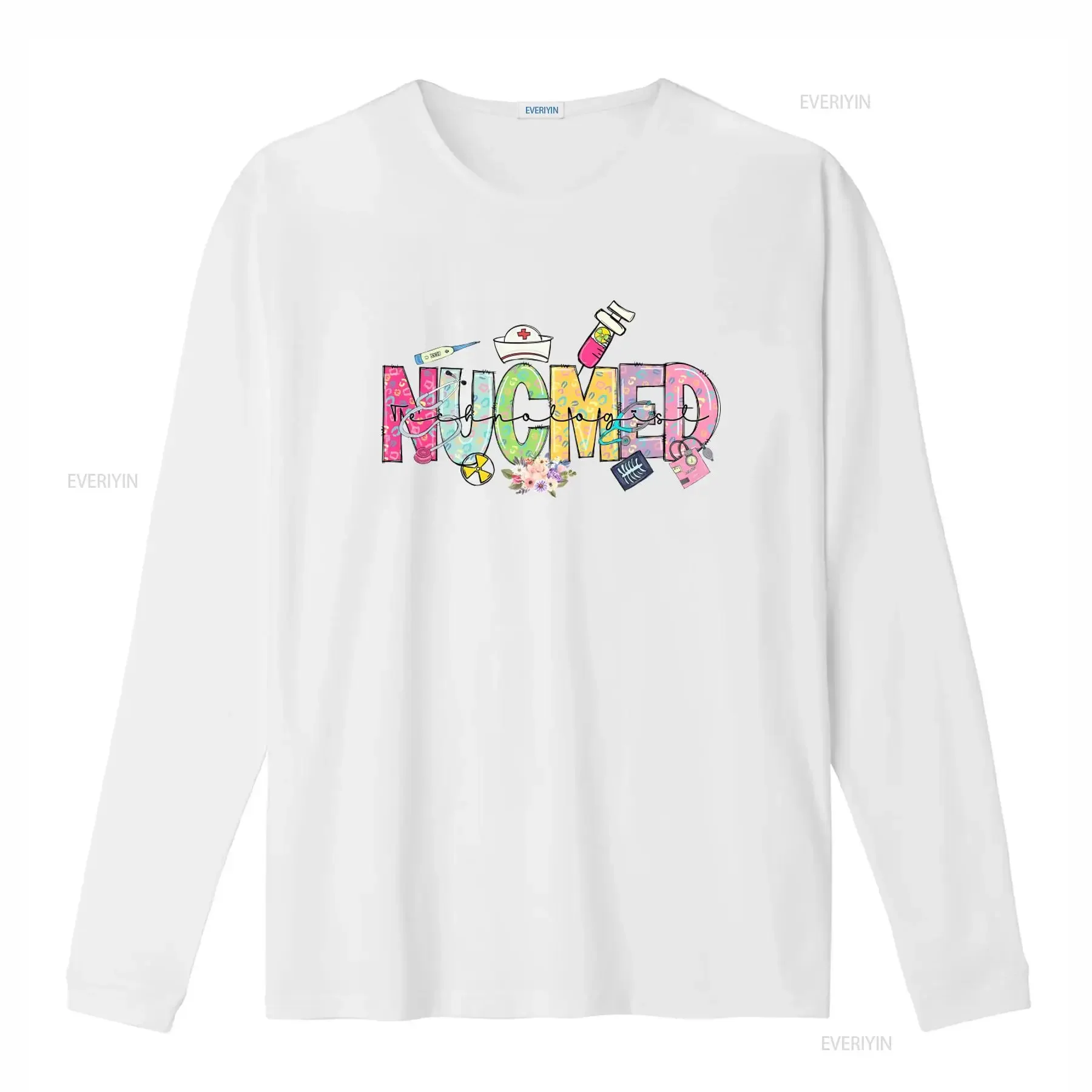 Nucmed Technologist T Shirt Nuclear Medicine Radiology Tech Cute Medical Theme Print vintage Washed homme Unisex fashion view 4