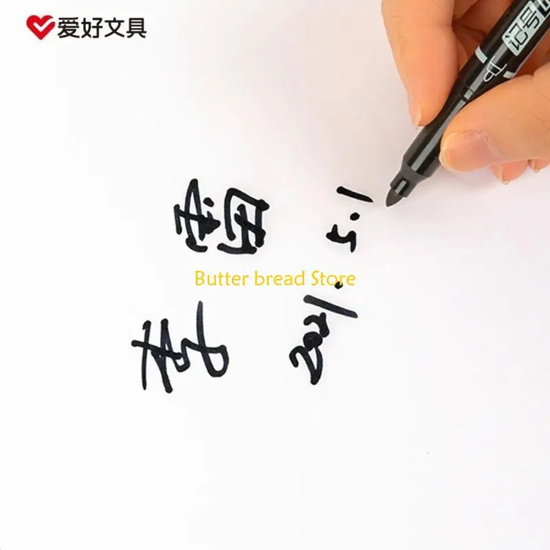 

W89C Ручка-кисть с двумя маркерами, цветная ручка Тонкий художественный маркер и ручка-кисть для хайлайтера