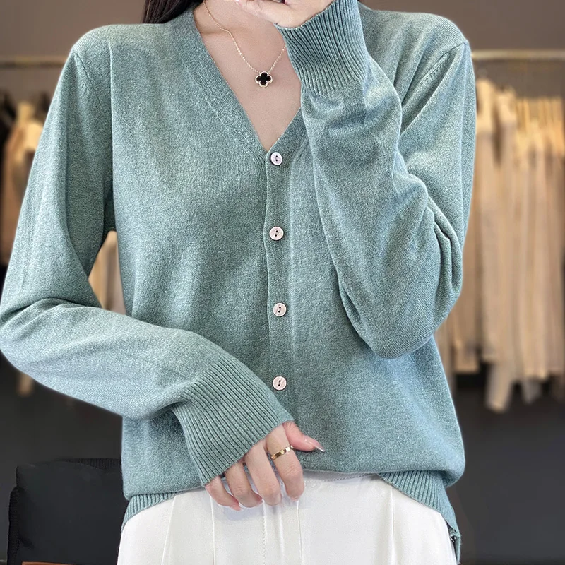 2024 Summer New Slubby Cotton Sunscreen Sweater Women\'s Thin Long-sleeved Shirt Loose Outside Knitted Cardigan