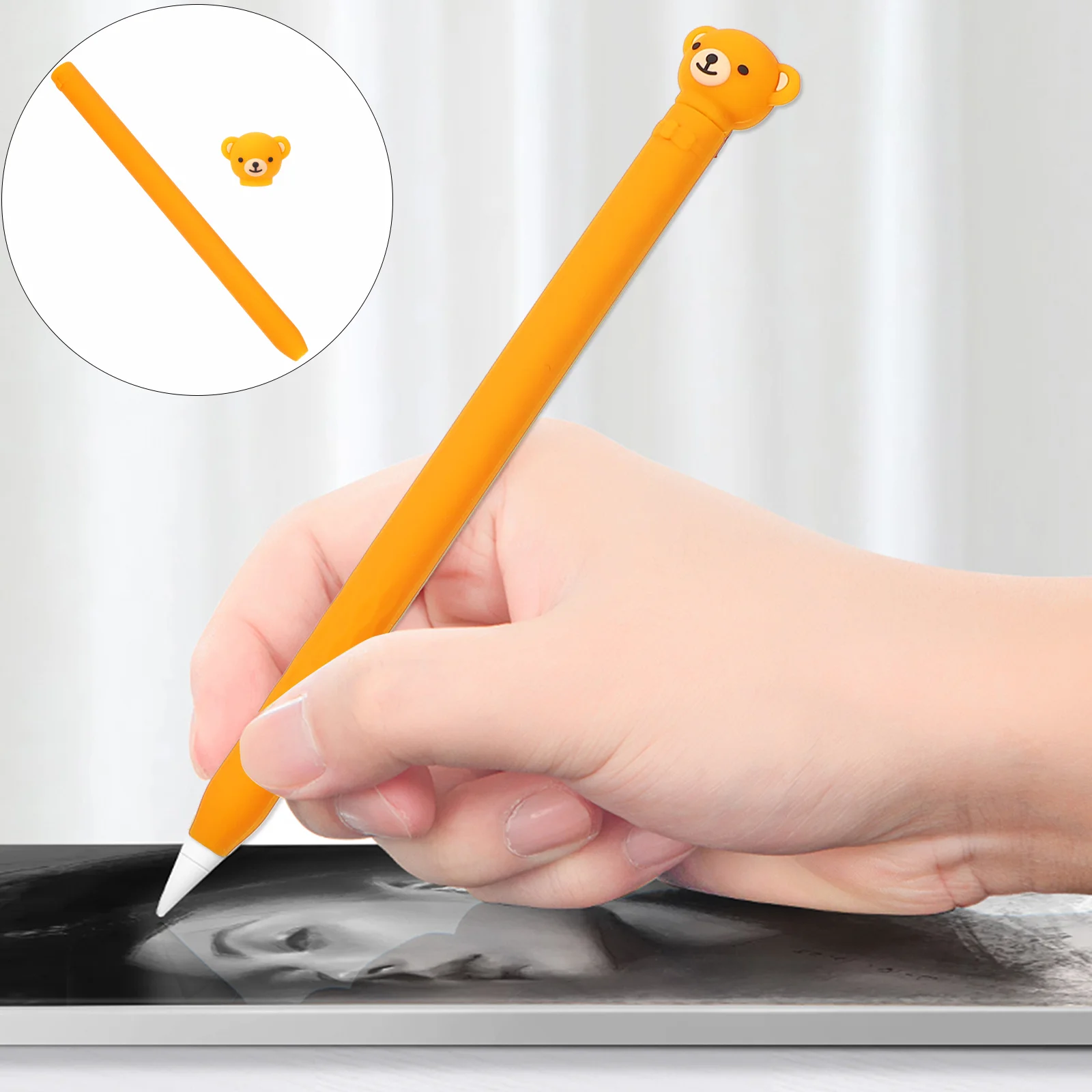 

Чехол для стилуса, совместимый карандаш 1-го поколения, силиконовый защитный чехол, прочный чехол для стилуса против падения