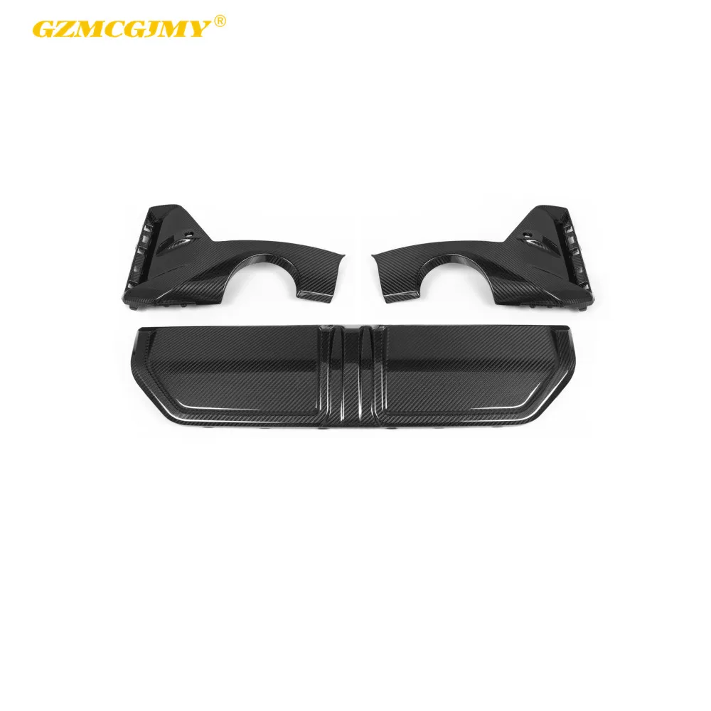 

2023- three-piece carbon fiber rear diffuser for BMW 3-series G20 G21 G28 LCI car bumpers