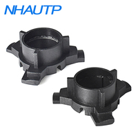 NHAUTP 2Pcs H7 LED Adapter Holder For KIA K3 K4 K5 Sorento For Hyundai New SantaFe/Tucson/QASHQAI Sonata 9th Headlight Lamp Base