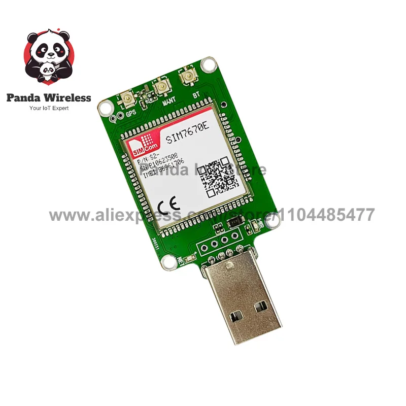 SIM7670E SIM7670E-MNGV SIM7670E-LNGV LTE CAT1 USB دونغل مع GPS 1 قطعة LTE-FDD: B1/B3/B5/B7/B8/B20/B28 LTE CAT1 + شريحة Qualcomm #6