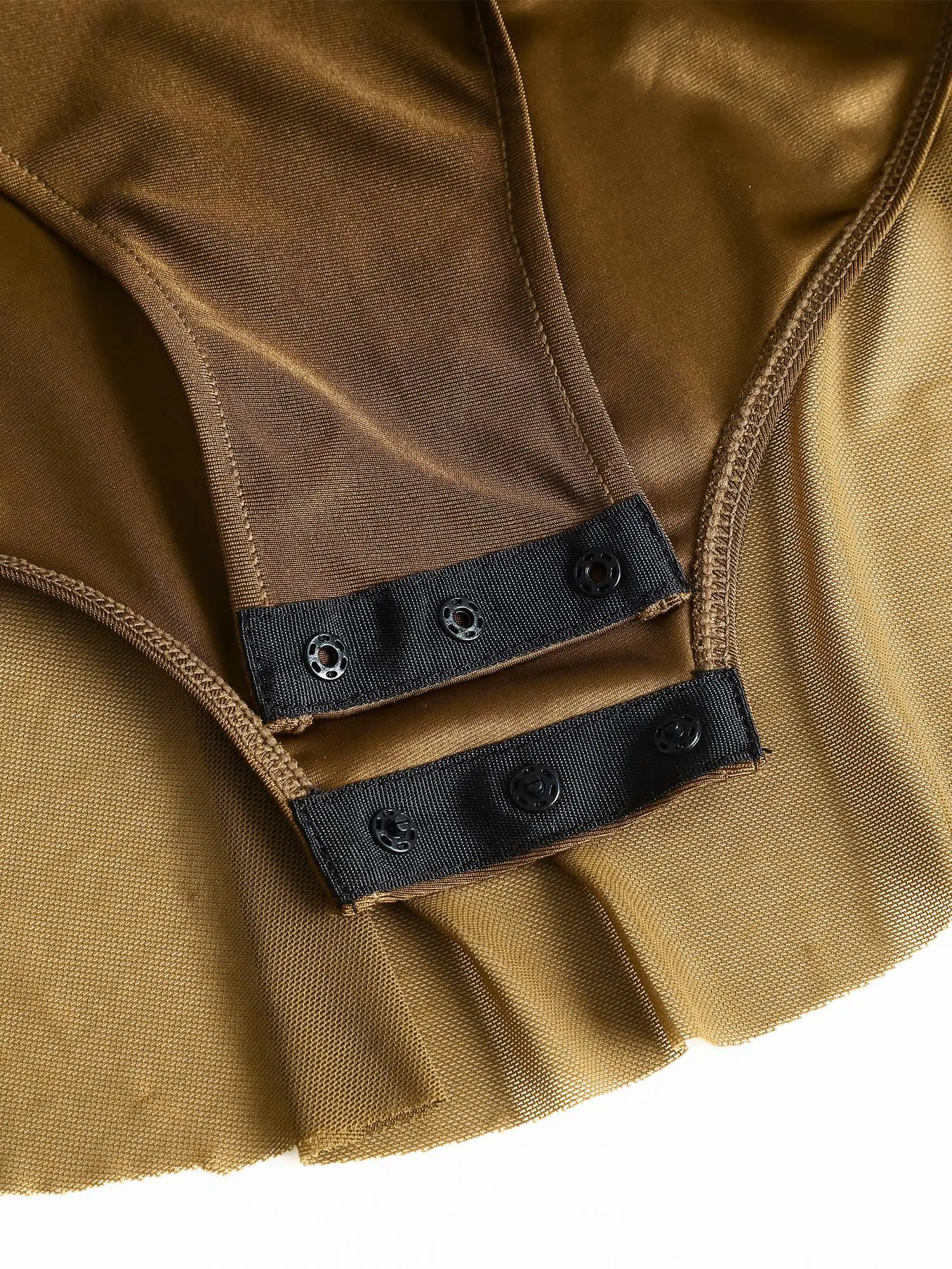 زي كهف ما قبل التاريخ للفتيات بطبعة الفهد فستان معدني بدون أكمام شبكي متجنب وأكمام طويلة متطابقة #5