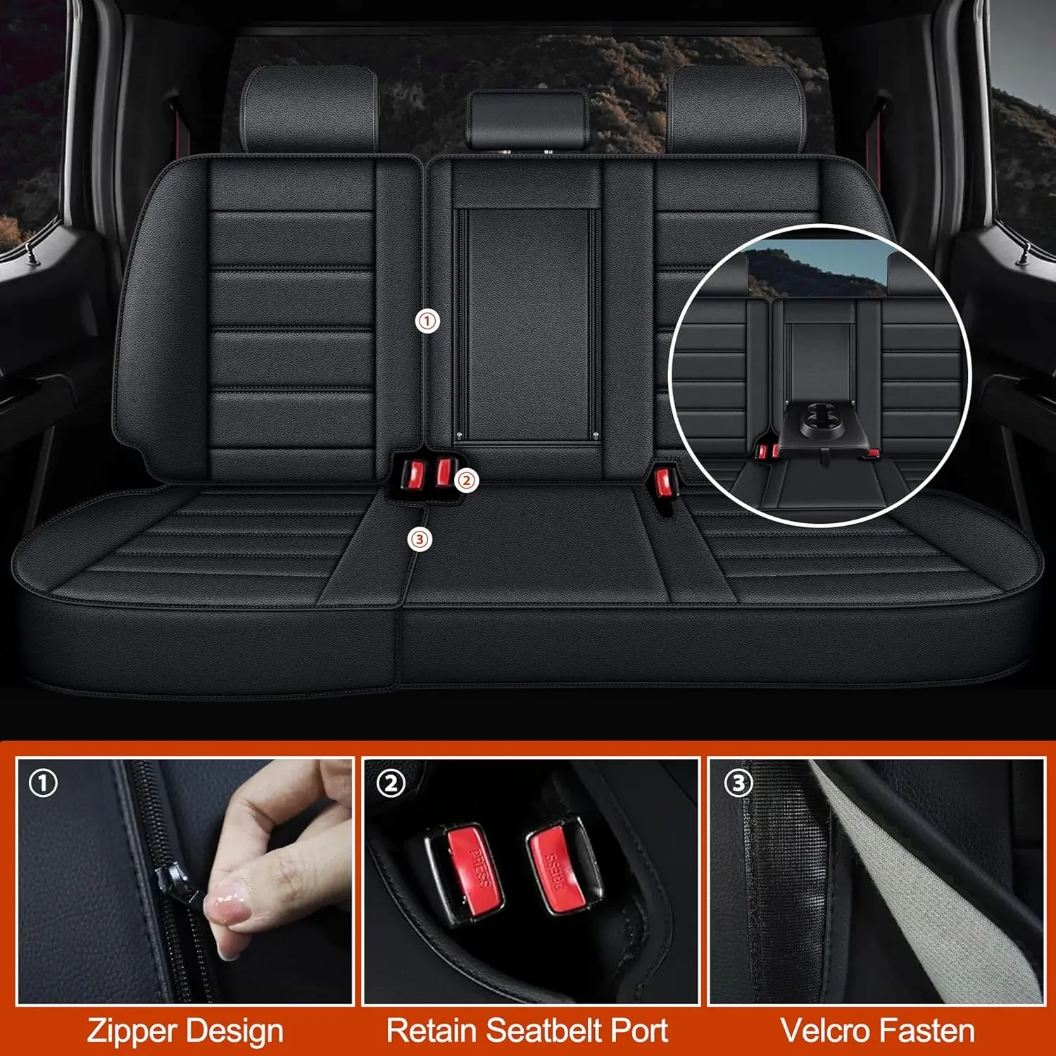 [High-Quality, Hot Deal!]Seat Covers Fit for Silverado: 2019-2024 Chevy Chevrolet Silverado GMC Sierra 1500 2500HD 3500HD Trail