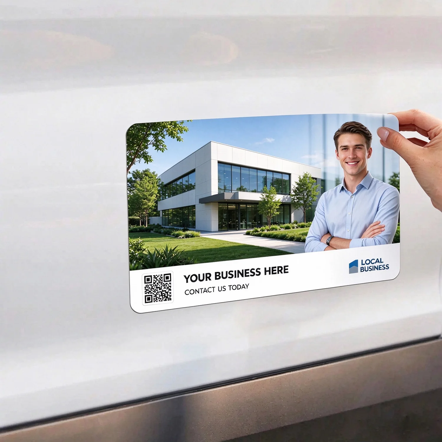 Personalized Custom Car Stickers, Custom Business Vehicle Door Decals with QR Code for Advertising & Events