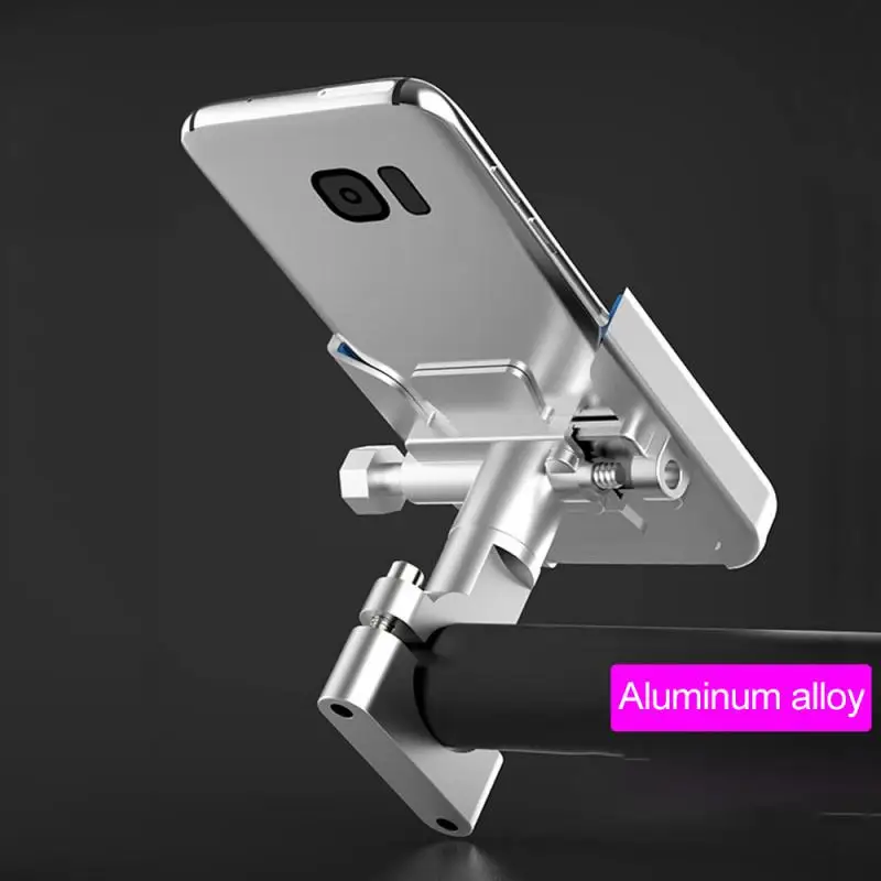 RYRA Bike Mobile Phone Holder 360° Rotation Aluminum Alloy Motorcycle Bicycle Mobile Phone Bracket Bicycle Mount Accessories