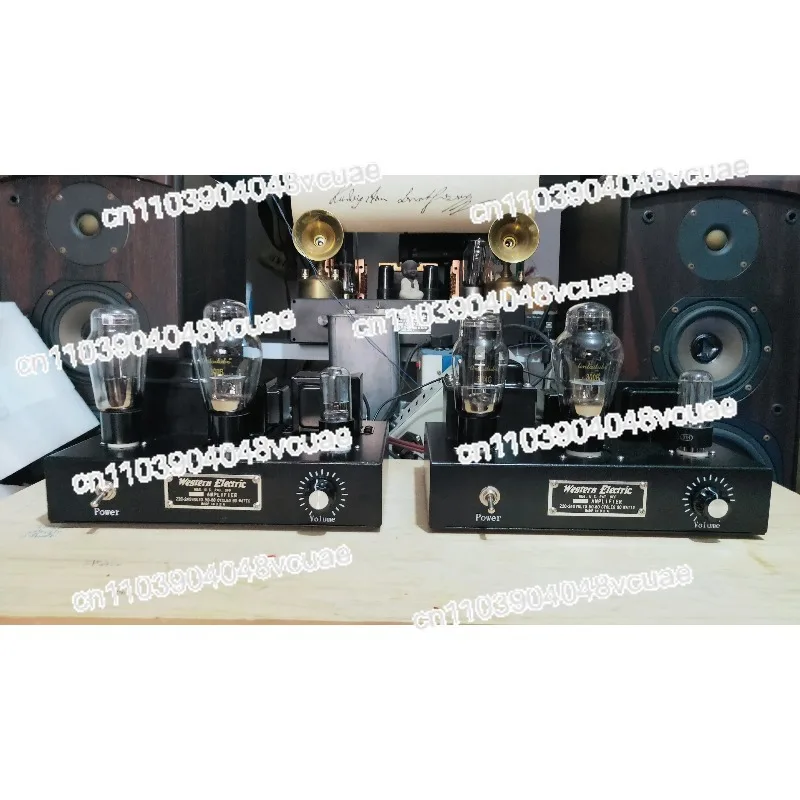 

For 1 Pair Single Ended 6SN7 Push 300B Handmade 2.0 Stereo 8W Vacuum Tube Amplifier Split HIFI 300B Electron Tube Amplifier
