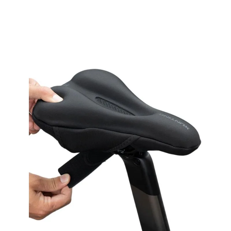 

Bicycle seat cushion cover Super soft seat cover Mountain bike silicone cushion Thickened road with