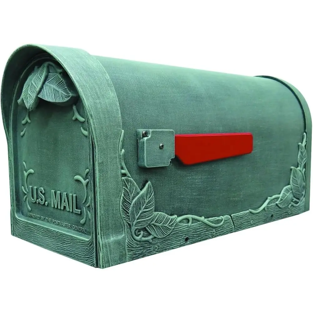 Buzón Exterior Verde Green SC-1003-VG Lite con Opción de Montaje en Bordillo