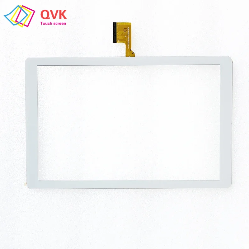 New WHITE 10.1Inch MJK-PG101-1459 Tablet PC Capacitive Touch Screen Digitizer Sensor External Glass Panel 50PIN