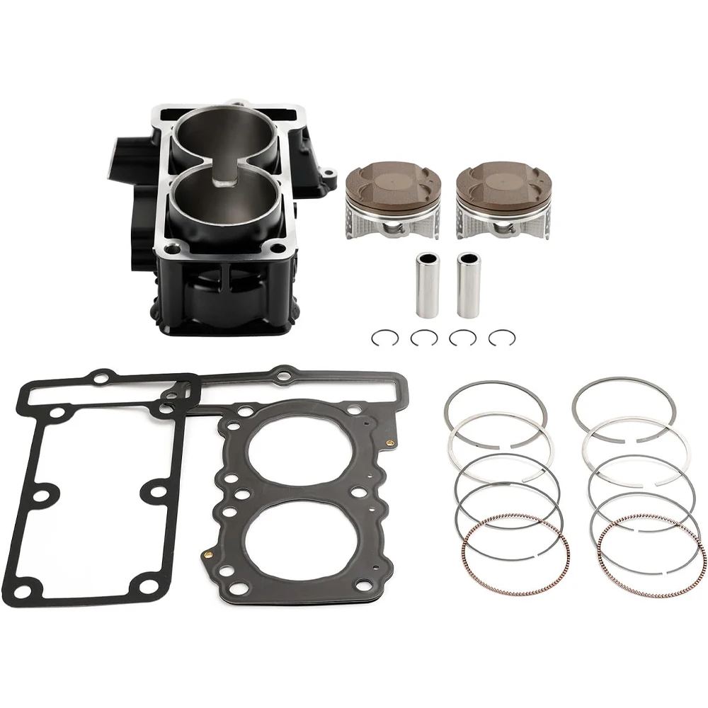Motorcycle Engine Cylinder Block piston Rebuild Overhaul Kit For KawasaKi Ninja 300 CC Z300 KLE 300CC ES 13-24 11005-0675