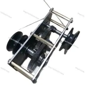 Hand Crank Generator Speed-increasing Gearbox Wind Hydraulic Transmission Diy Pulley Gearbox Reduction Box
