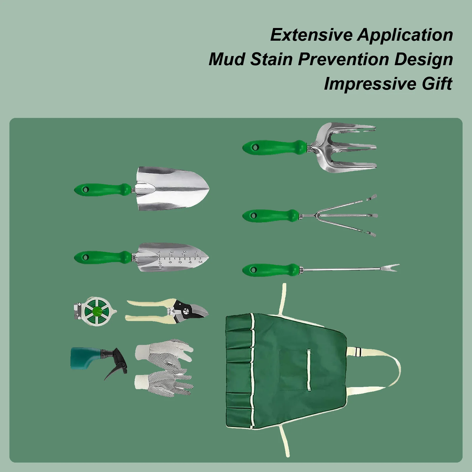 

Garden Tools Set Heavy Duty Shovel Rake Supplies 11 Piece Garden Tools For Women Mom Beginners Plant Tree Yard Men Flower