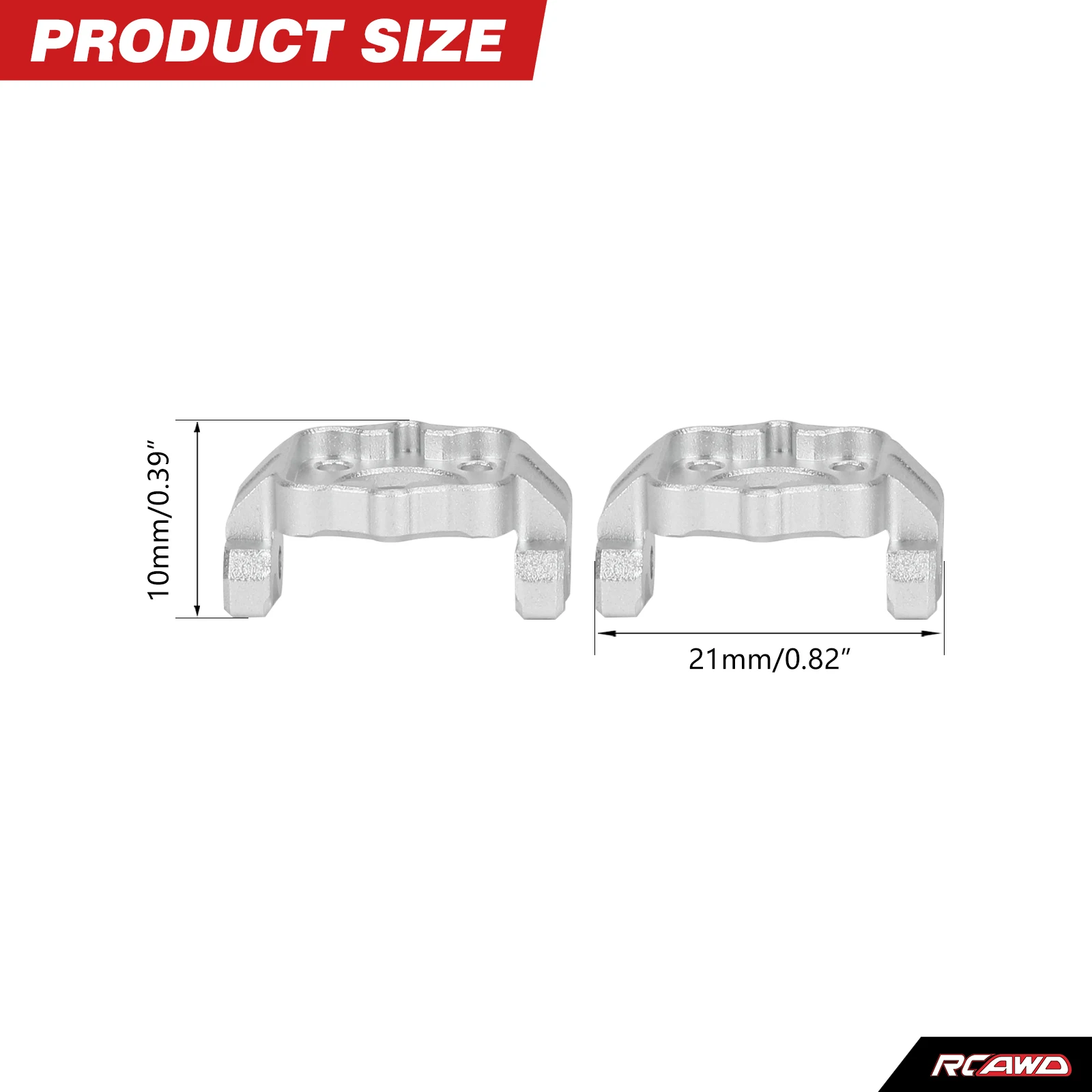 RCAWD for Losi 1/18 Mini LMT LOS01026 C-Hub Carrier for LOS01026T1 LOS01026T2 LOS01026T3 LOS01026T4 C Hub Carrier Upgrades Parts