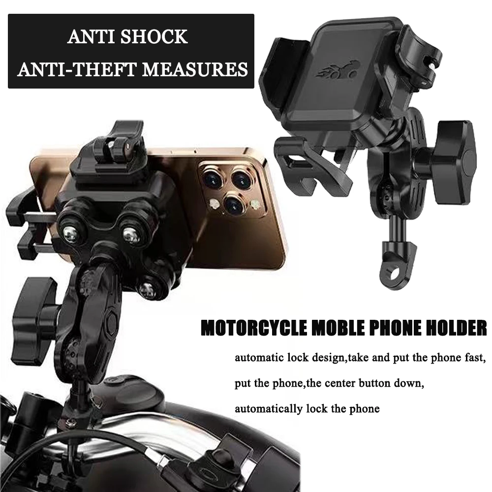 

Амортизирующий держатель для телефона для езды на мотоцикле, регулируемый, с защитой от кражи, для моделей CYCLONE RX1 RX3S RX401 RX650 RX600 RX500 RZ3 RZ2 CUT190