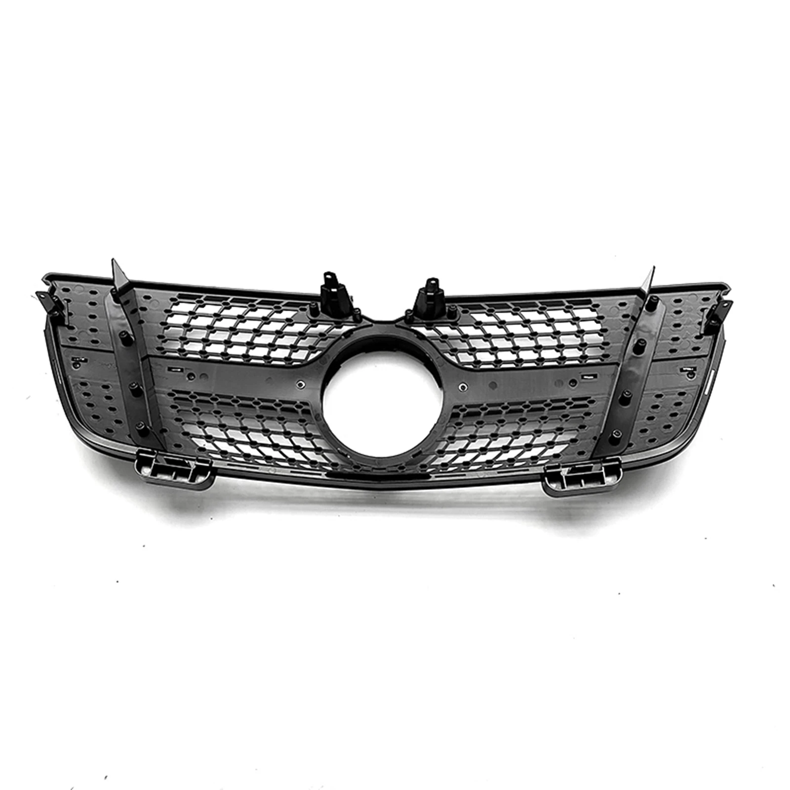 Front Grille For Mercedes-Benz X164 GL-Class GL320 GL450 2007 2008 2009 Silver/Black Upper Bumper Hood Mesh Racing Grill Grid