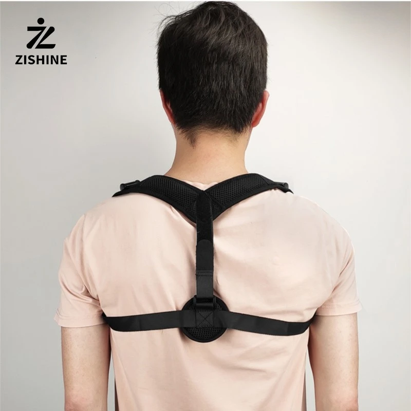 Back posture correction belt hunchback corrector adult men and women fitness training support belt shoulder straight back