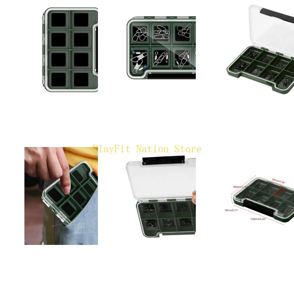 

242F водонепроницаемые коробки для ловли нахлыстом, тонкий ящик для хранения рыболовных мух, чехол для рыболовных снастей, для