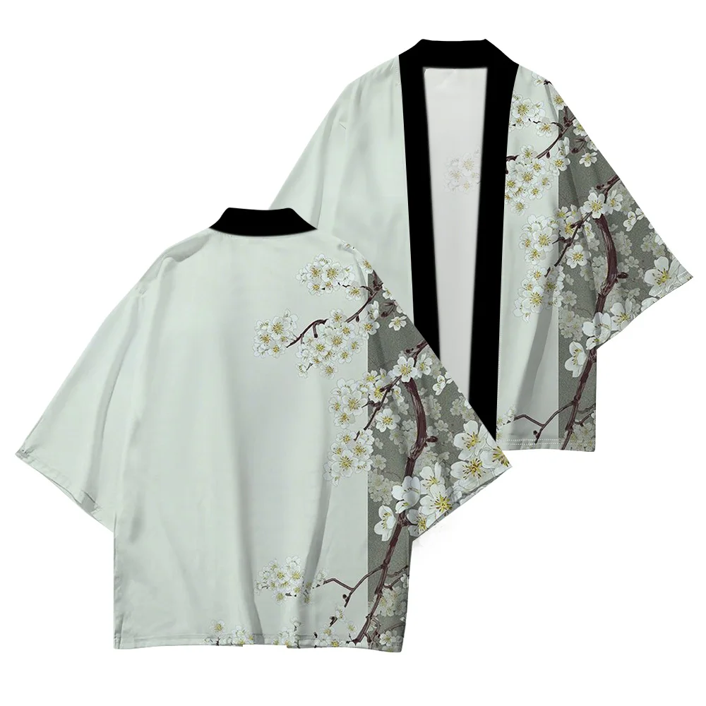 Japanese Traditional Clothing Casual Japanese Kimono Loose Comfortable Breathable Kimono Printing Process New Trend In Summer