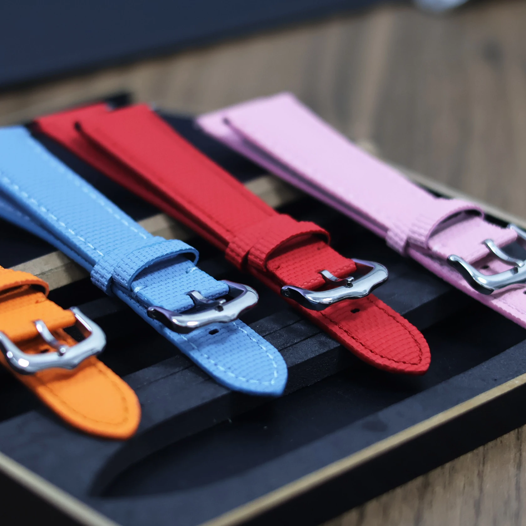 20 مللي متر 22 مللي متر Sailcloth توقيع فلوروروبر حزام ساعة اليد ل أوميغا سواتش رولكس مع كارتييه دبوس مشبك أشرطة ساعات اليد