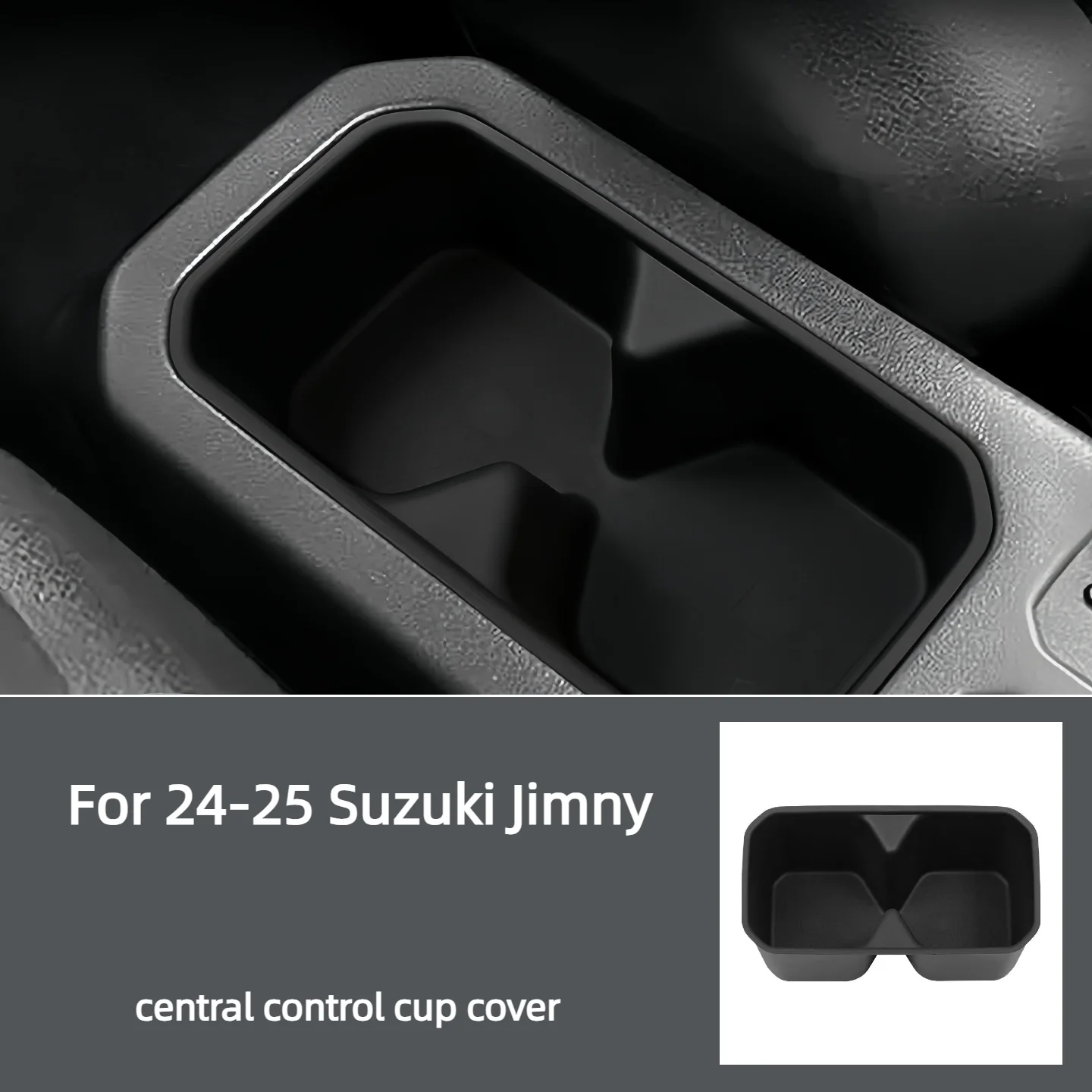For 2024-2025 Suzuki Jimny Silicone Central Control Cup Cover Shock Absorber Cover Limit Vehicle Beverage Storage Seat
