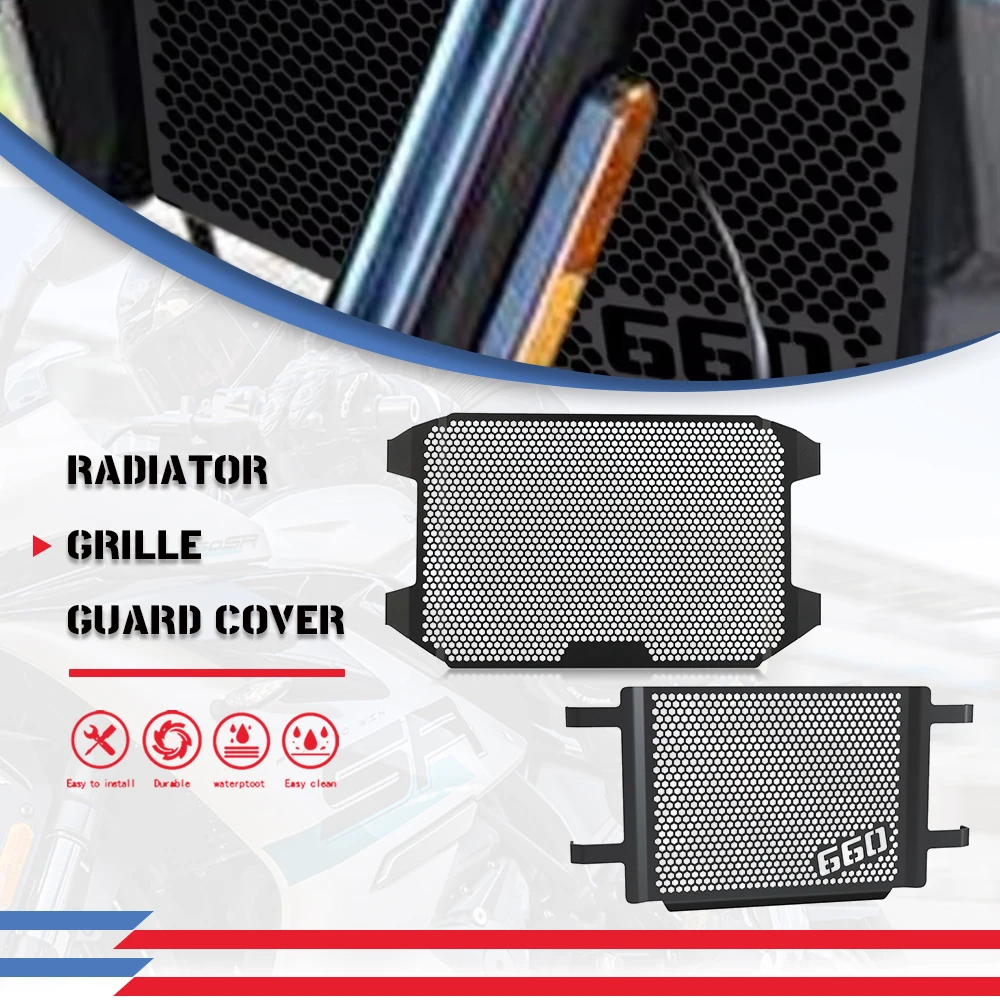 

2023 2024 For Tiger Sport 660 2022-2025 Sport 660 Aluminum Radiator Grille Guard Grill Protection Cover Motorcycle Accessories