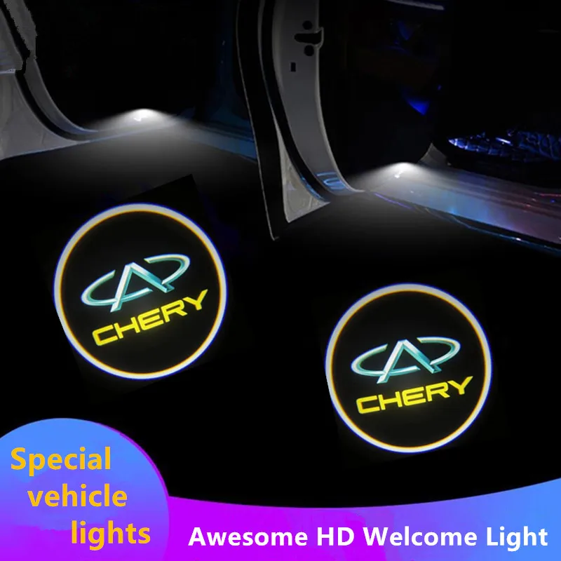 Светодиодные лампы с эмблемой, автомобильные дверные фонари, проектор Luces для Chery Tiggo 8 Arrizo 5 Pro GX 5X EQ7 Tiggo 7, автомобильные аксессуары. Светодиодные лампы с эмблемой, автомобильные дверные фонари, проектор Luces для Chery Tiggo 8 Arrizo 5 Pro GX 5X EQ7 Tiggo 7, автомобильные аксессуары.