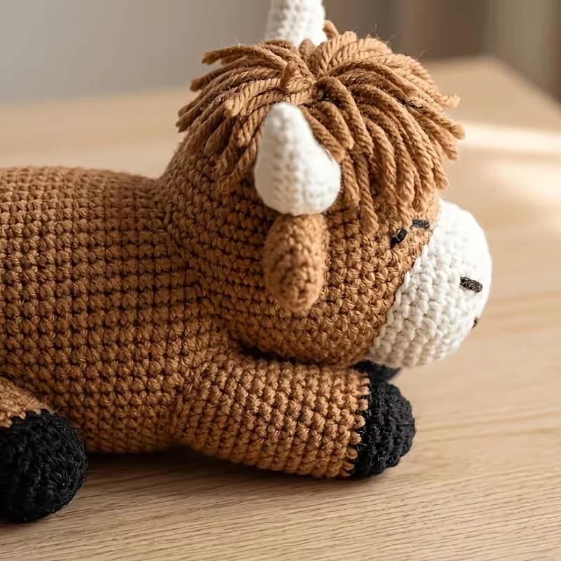 Jolly Highland Heifer Crochet Kit for Adults 7