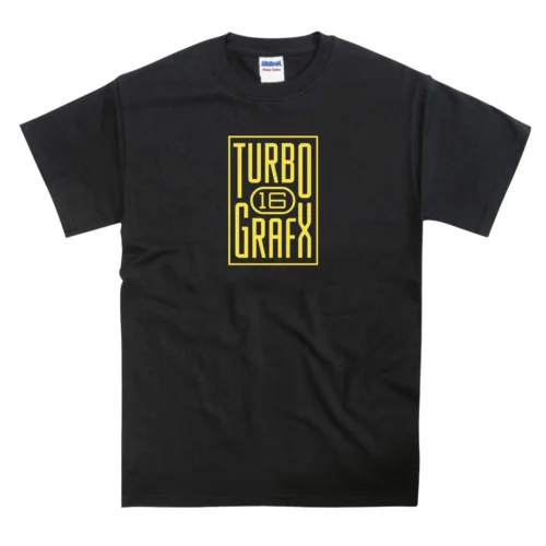 TurboGrafX 16 Console Retro PC Engine Tribute T-Shirt