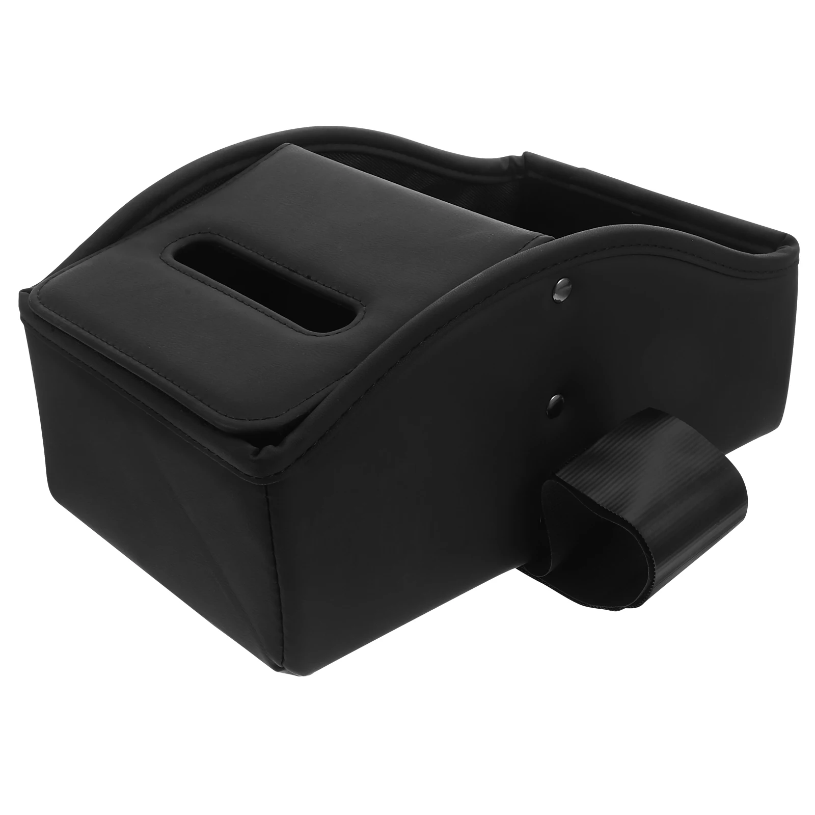 

Car Armrest Tissue Box Pu In-Car Tissue Organizer For Console Storage Backseat Keys Wallet Phone Vehicle Interior