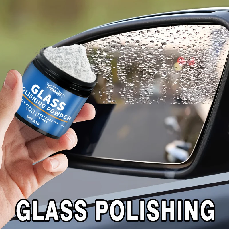 Glass Polishing Powder - Professional Car Windshield Scratch Remover, Camper Mirror Clarity Restorer view 3