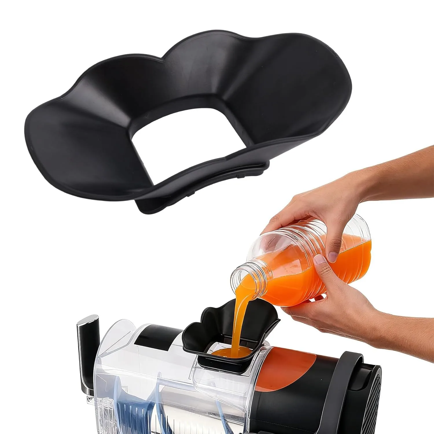 Splash Cover for Ninja Slushie Machine FS301 FS300 Liquid Guide Cap Accessories Plastic Anti-Splash Flow Hood Liquid Guide Cover