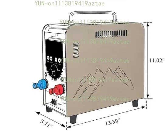 Portable Smart Gas Camping Water Heater Outdoor Road Trip Instant Hot Shower
