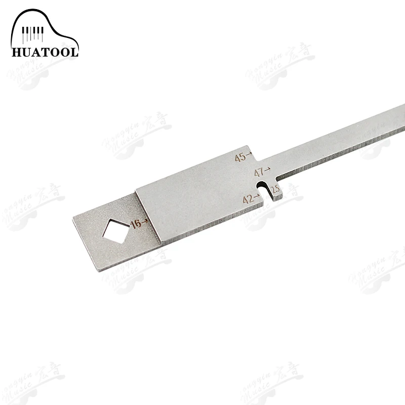 Klavierwerkzeuge, Stimmgereedschaft 1403, 1403A, 1403B, Saitenabstands-Messinstrument, Einstellbar für Flügel – Detail 19