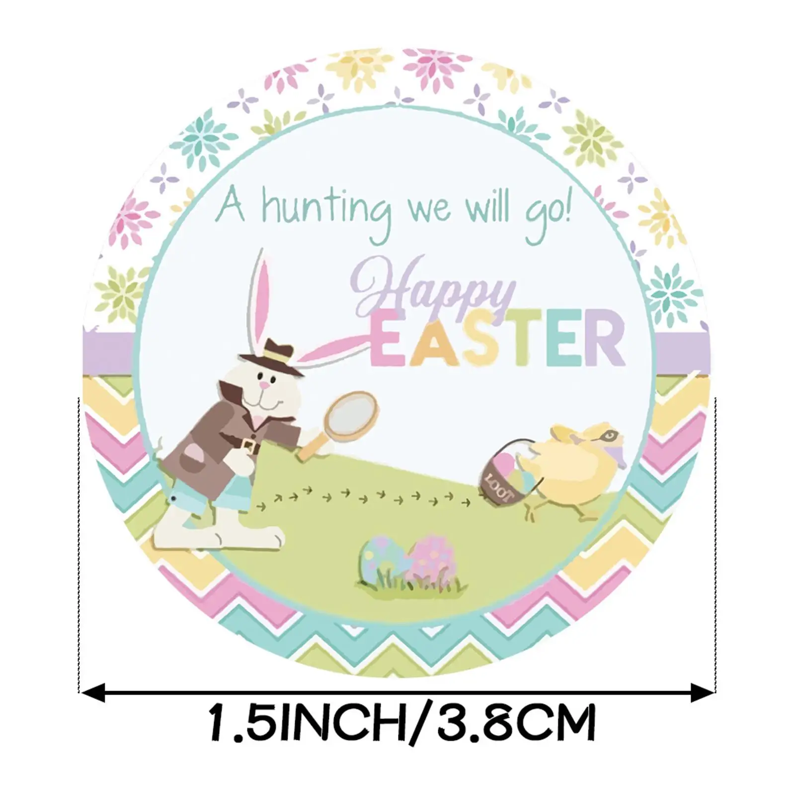500x Easter Stickers Envelope Stickers Decorative Stickers Self Sticky Decals