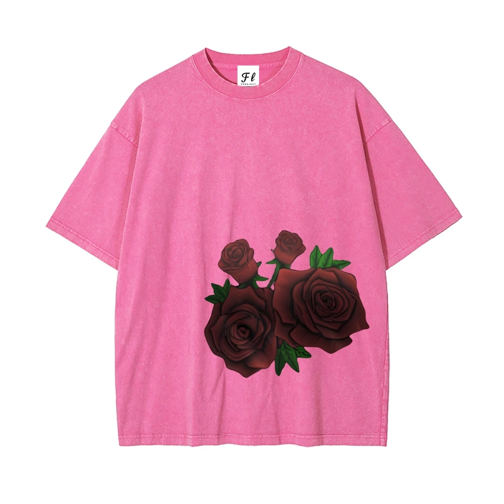 여성 워시드 빈티지 오버사이즈 티셔츠 캐주얼 배기 스트릿웨어 보이프렌드 티 운동복 그래픽 티 Y2k 의류 여성