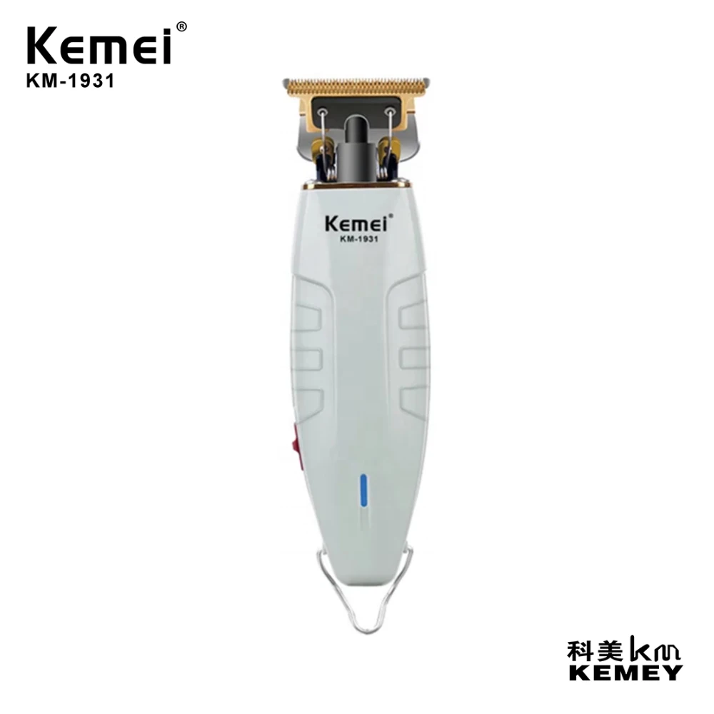 Kemei Professional Electric Hair Trimmer Beard Grooming for Men Rechargeable Clipper Hair Cutting Machine Blade Can be Zero