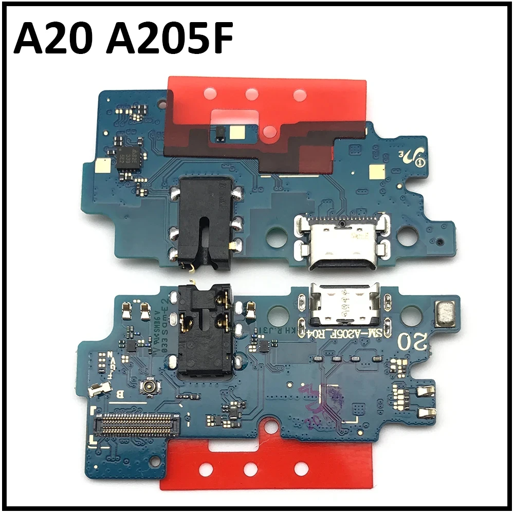 USB Port Charger Dock Plug Connector Charging Board FLex Cable For Samsung A20 A205F A205 / A20E A202F A202 USB Board