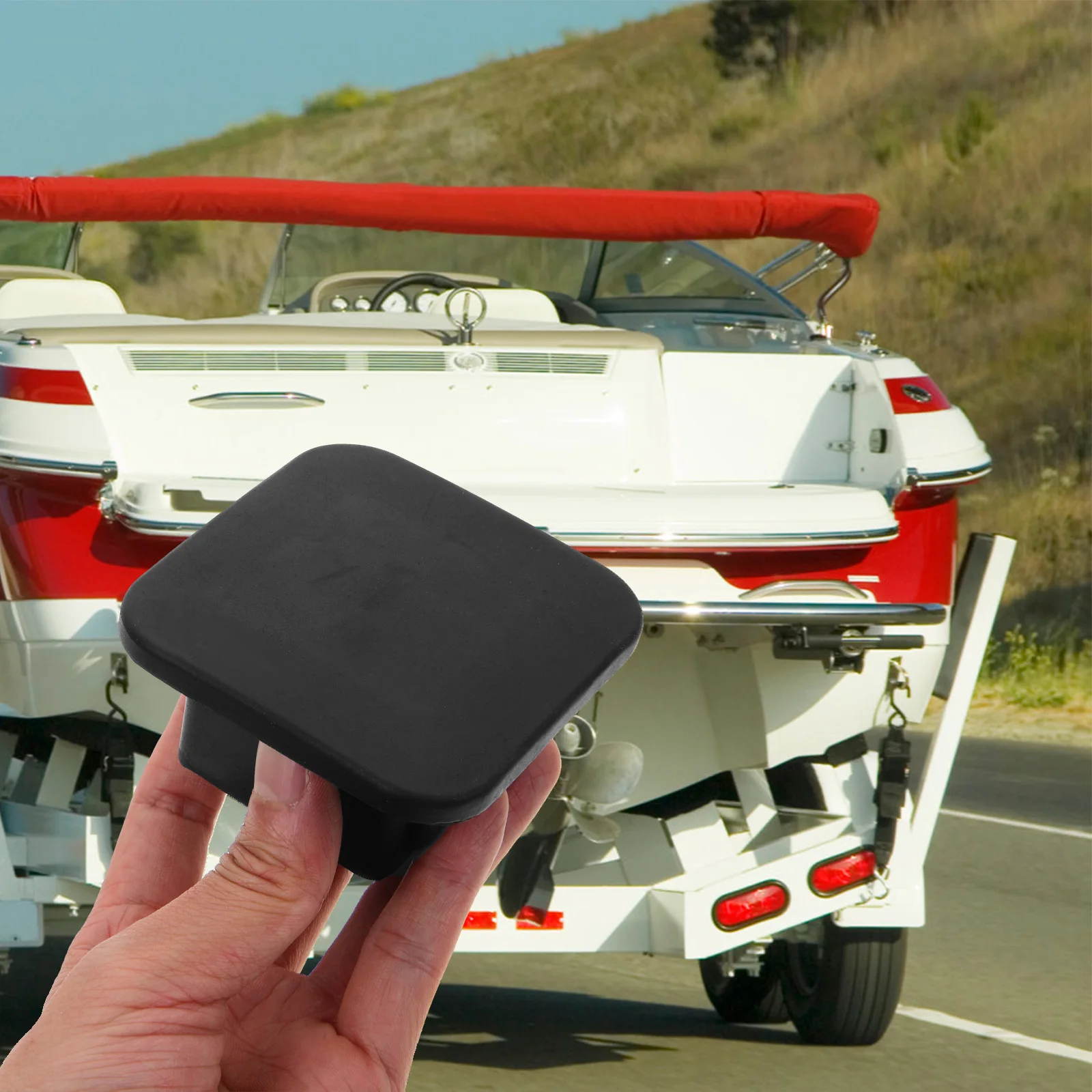 

Trailer Hitch Cover 2inch Car Hitch Cover Tow Protector Easy Install Tight Tow Cap Car Accessories Trailer Accessories