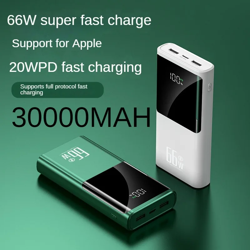 

BCAK 200000 MAh 30000mah Mobile Power 100000mah Business Metal Plastic PD Fast Charging Mobile Phone Charging Treasure