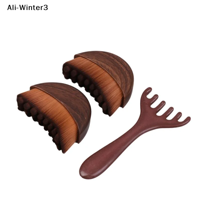 

【YY】1 шт. Новая лимфодренажная щетка для лица 2026 года, щетка для сухого массажа лица, лимфодренажный массажер для коррекции овала лица