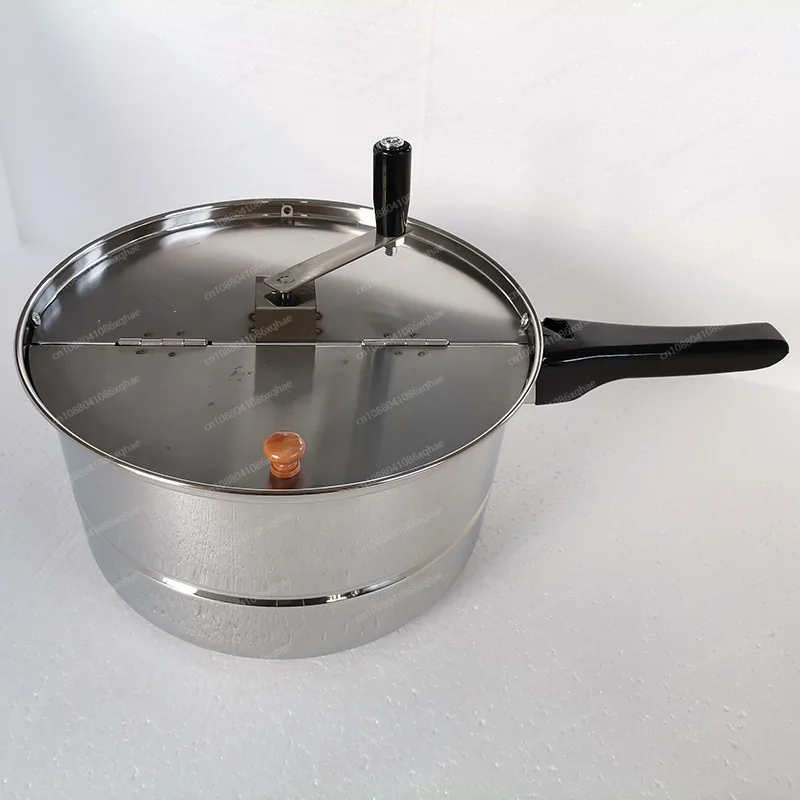 

Popcorn pot, single pot hand-cranked rice flower machine