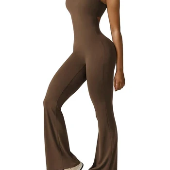 2025 ฤดูร้อนใหม่ผู้หญิง Slim ยกสะโพกชุดบอดี้สูทเซ็กซี่ Hotti...