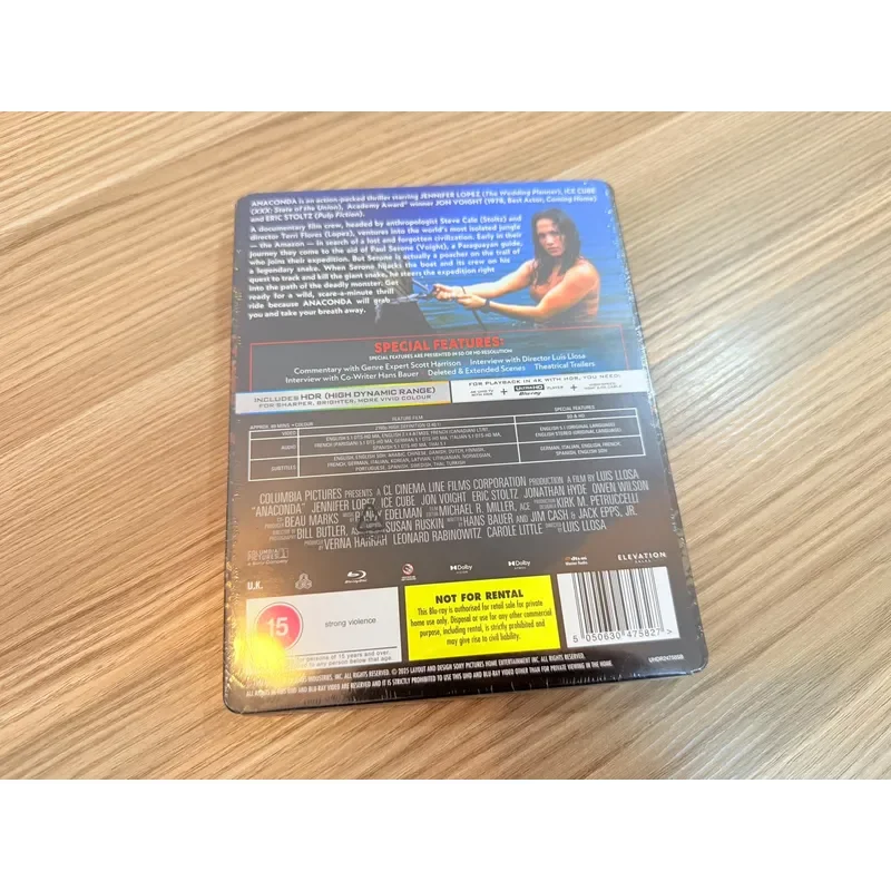 British Version 4K Iron Box Wild Python Disaster Chinese Characters