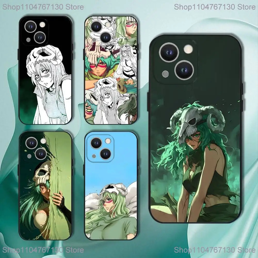 

BleachS N-Nelliel-s Phone Case For iPhone 17,16,15,14,13,12,11,Pro,XS,Max,XR,Plus,E,SE4,Mini Black Soft Cover
