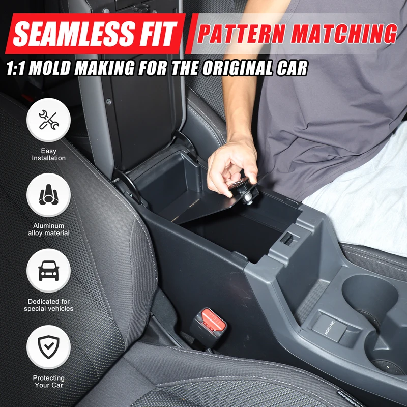For  2024+  Subaru Xubao  armrest box safe central control armrest box password box car interior accessories aluminum alloy