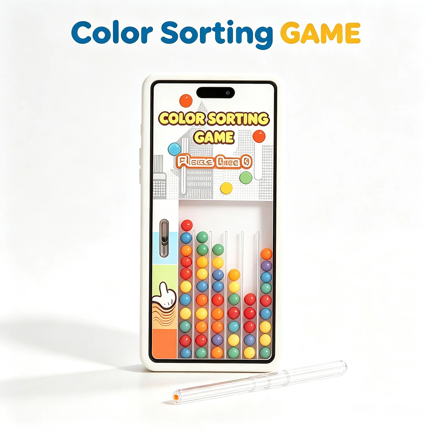 Magnetic Color Sorting Game Montessori Fine Motor Skills Toys , Educational Learning Counting Matching Board Sensory Toy for Kid