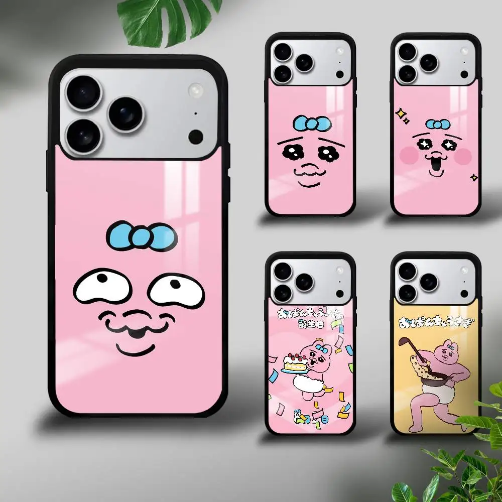 Funda de teléfono Kawaii o-panchu Usagi para iPhone 17 16 15 14 13 12 11 Pro Xs Max Mini Plus Celulares Funda dura