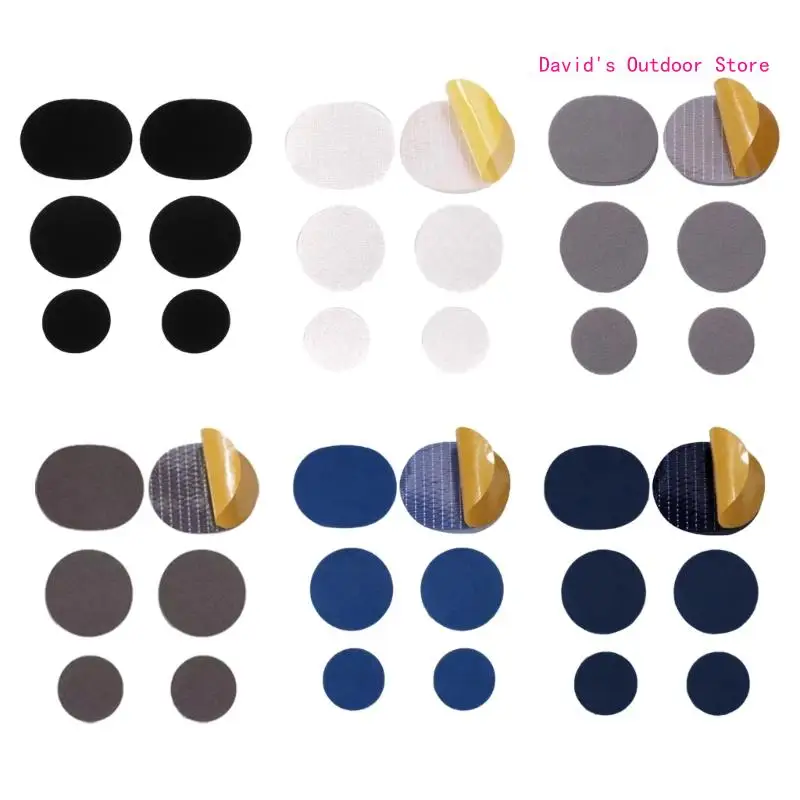 

Self Adhesive Mesh Shoes Hole Repair Stickers Sneaker Heel Repair Patches Set X3UA